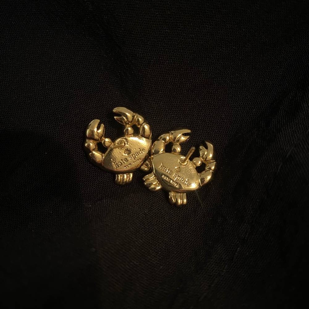 Kate Spade Crab Shore Thing Siddling White Pearl Earr… Gem